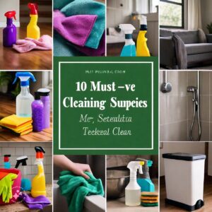 10 Must-Have Cleaning Supplies For Seattle Homeowners