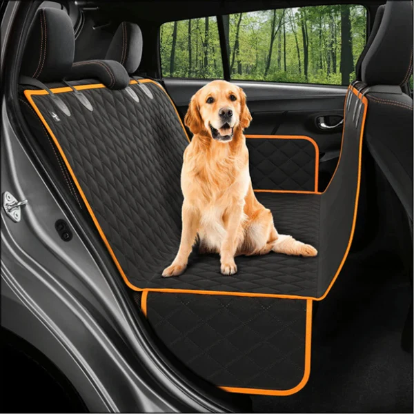 Waterproof Dog Car Seat Cover with Hard Bottom Hammock