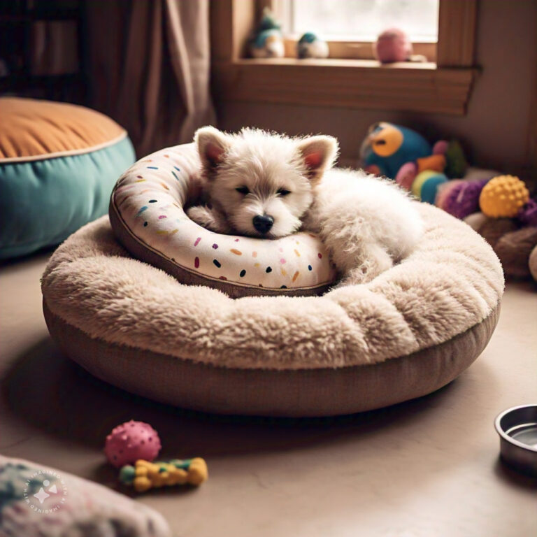 Donut Cuddler Pet Bed